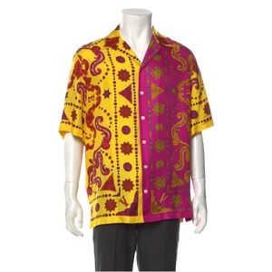 Versace silk printed shirt